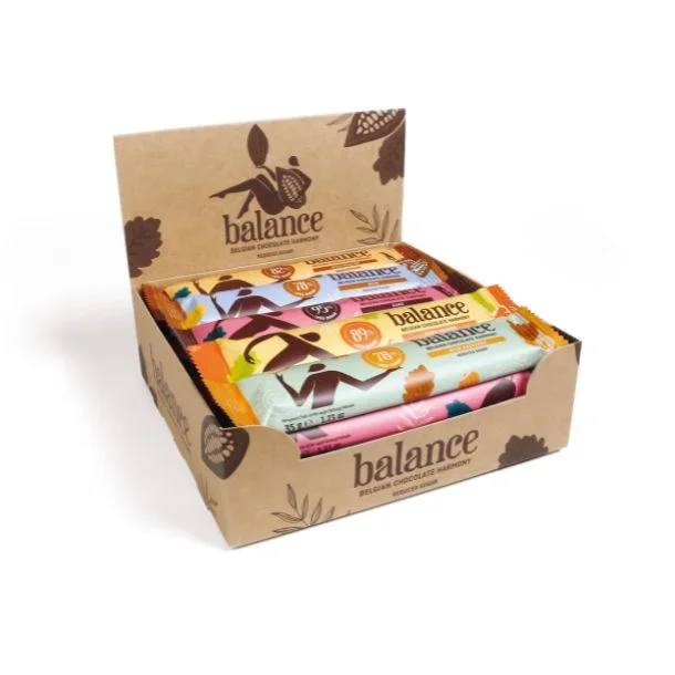 Balance, Mix barer 20 stk. 5 varianter, reduced sugar