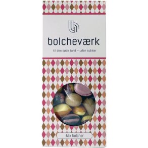 BOLCHEVRK - MIX pakke  Sukkerfri bolcher 100g. 