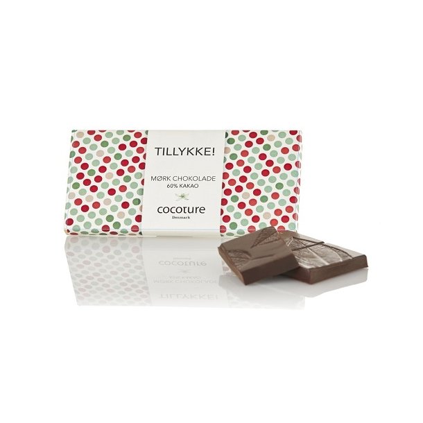 Cocoture mrk chokolade 60% - TILLYKKE