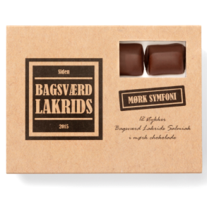 Bagsvrd Lakrids - Mrk symfoni ske 125g