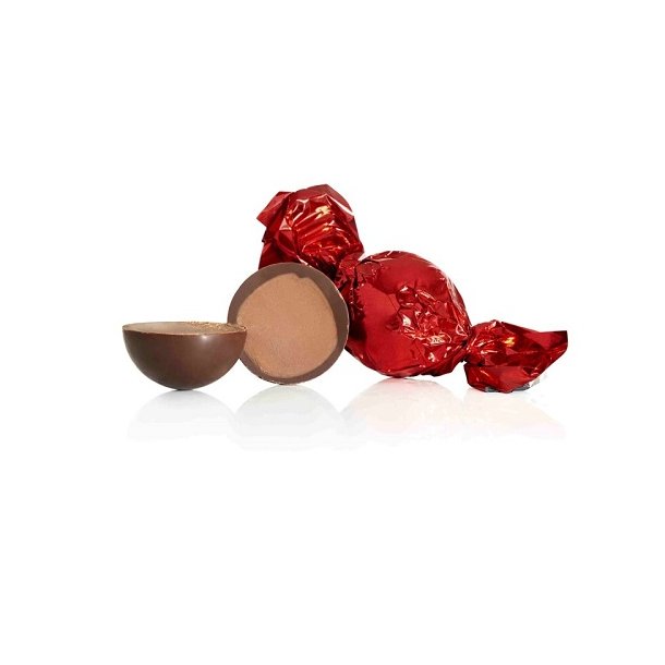 Cocoture -  Mrkerd fyldt Cocoture chokoladekugle - fldechokolade m/honning &amp; nougat crisp 1 stk