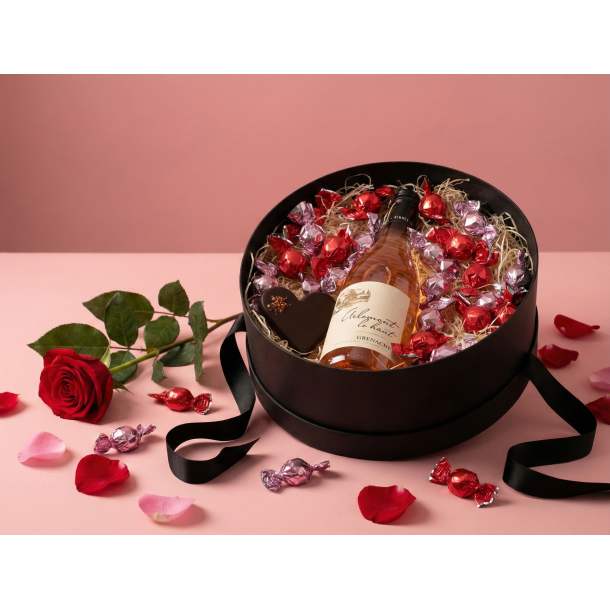 Stor Hatte�ske med Ros� &amp; Chokolade