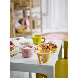 Bloomingville Mini - Nini Kop, Rosa og gule striber, Stentj