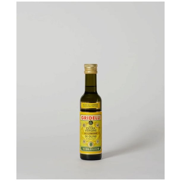 Gridelli - kologisk olivenolie presset med citron - 250 ml