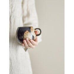 Bloomingville - Paula Kop, Brun - Beige, Stentj