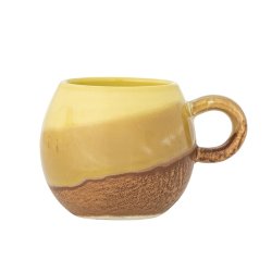 Bloomingville Paula Kop, Gul, Stent�j  D9 x H8 cm