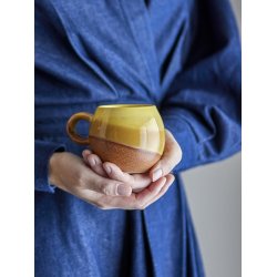 Bloomingville Paula Kop, Gul, Stent�j  D9 x H8 cm