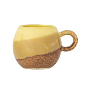 Bloomingville Paula Kop, Gul, Stent�j  D9 x H8 cm