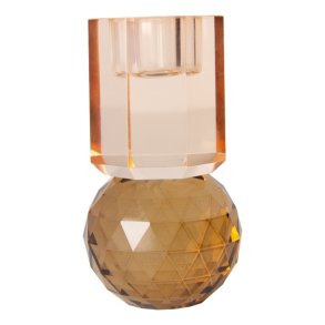 Cest Bon - Krystal stage, peach/brun, 10,5 x 6 x 6 cm