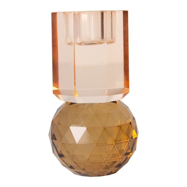 Cest Bon - Krystal stage, peach/brun, 10,5 x 6 x 6 cm