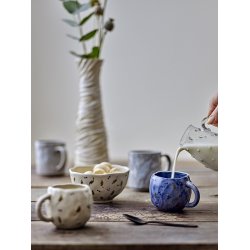 Bloomingville - Pippine Skl, Hvid, Stentj 13 x 7 cm