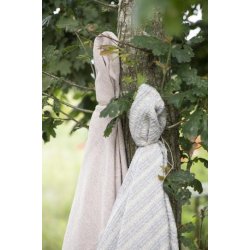 Ib Laursen - plaid creme/malva - 130 x 160 cm