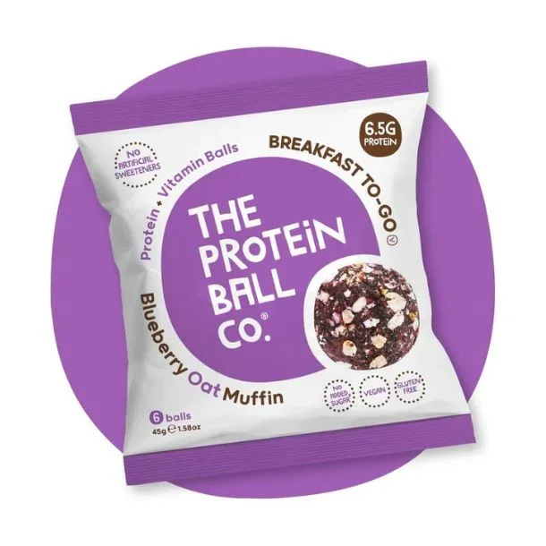 The Protein Ball Co. Blueberry Oat Muffin, To-Go