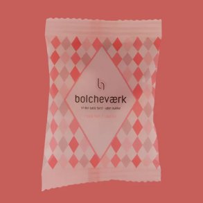 BOLCHEVRK - Rabarber & vanilje  Sukkerfri bolcher flowpack 12g. 