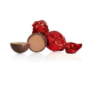 Cocoture -  R�d chokoladekugle m�rk chokolade med macadamia - 1 stk - 13g