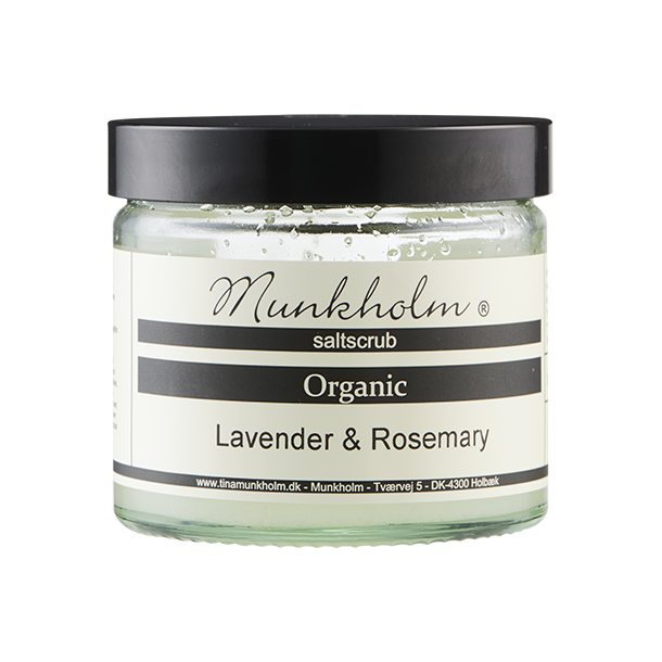 Munkholm organic Saltscrub, Lavender &amp; Rosemary 300g.  