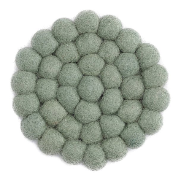 Gry &amp; Sif Small Coaster - Dusty Light Green - Set of 2