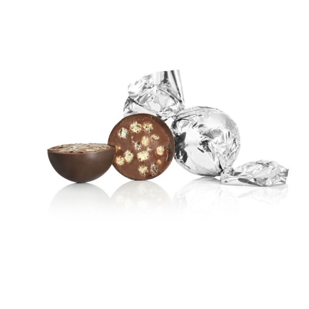 Cocoture - Slv chokoladekugle - mrk chokolade med crisp - 1 stk