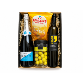 Sommerkurv med Limoncello, cava og snacks
