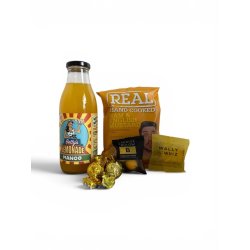 Sommerpose med lemonade, chips og l�kkerier