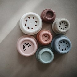 Mushie stable kopper - retro farver