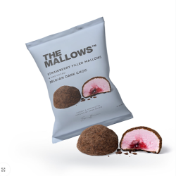 The Mallows - Strawberry Filled &amp; Dark Choc, flowpack