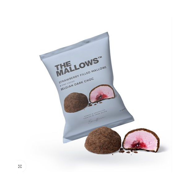 The Mallows - Strawberry Filled &amp; Dark Choc, flowpack