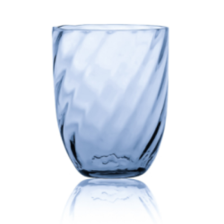 Anna Von Lipa Swirl Tumbler Glas - Blue Smoke
