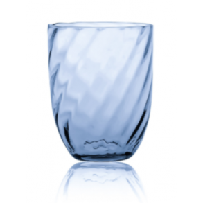 Anna Von Lipa Swirl Tumbler Glas - Blue Smoke