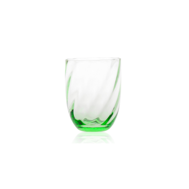 Anna von Lipa Swirl Tumbler Glas -  Light Green