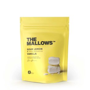 The Mallows - SOUR LEMON - skumfiduser med lemon 80g.