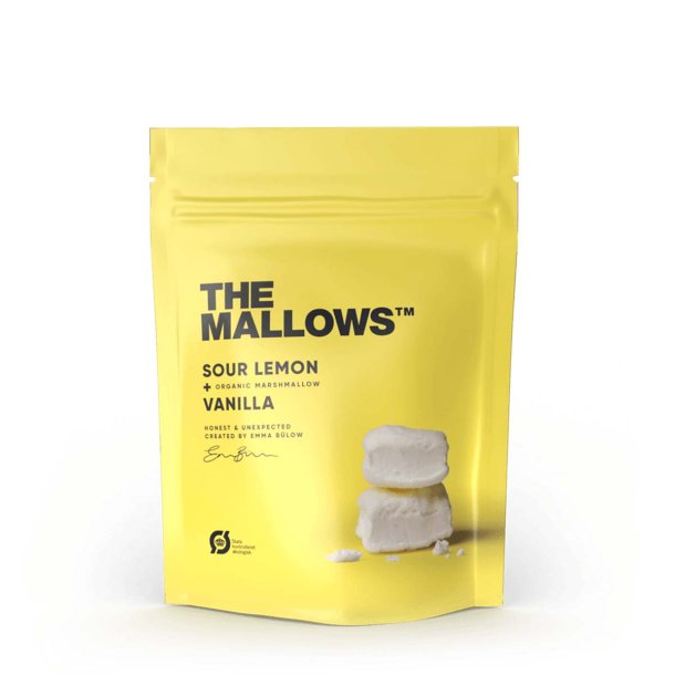 The Mallows - SOUR LEMON - skumfiduser med lemon 80g.