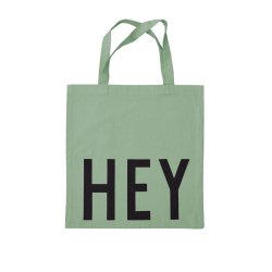 Grn Tote Bag HEY - Design Letters 