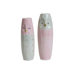 Speedtsberg - ugle vase - st af 2 - 6 x 17 cm - keramik