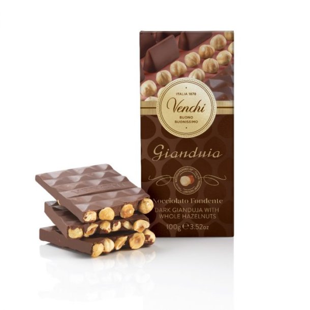 VENCHI Dark Gianduja bar 100G