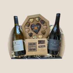 Vin og chokolade gave