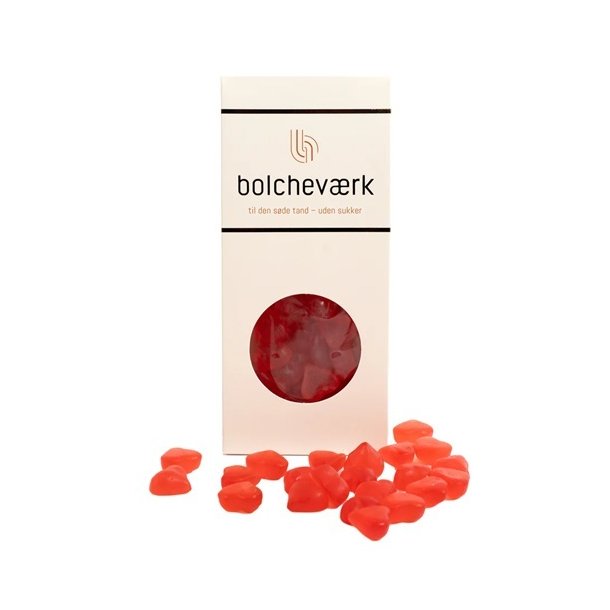 BOLCHEVRK - Vingummihjerter - Sukkerfri Vingummi100g.