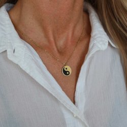 By Str Yin-Yang Halskde, forgyldt