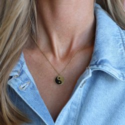 By Str Yin-Yang Halskde, forgyldt